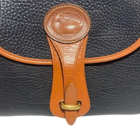 Vintage Dooney & Bourke All-Weather Leather Crossbody Bag Satchel Repainted